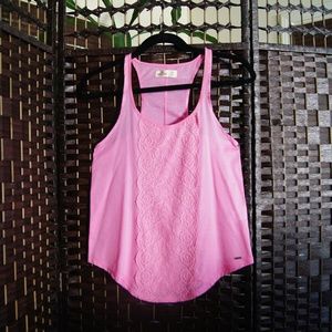 Floral Pink Hollister Tank Top